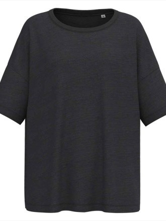 Spasso Ladies Oversized Slub T-Shirt