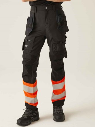 Regatta High Visibility X-Pro Stretch Holster Trousers