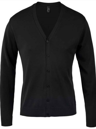 SOL'S Golden Cotton Acrylic V Neck Cardigan
