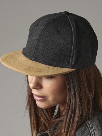 Suede Peak Snapback