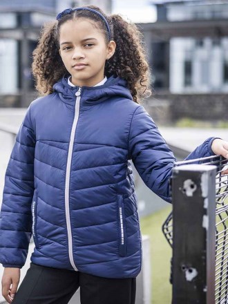 Regatta Kids Loftlite Hooded Baffle Jacket
